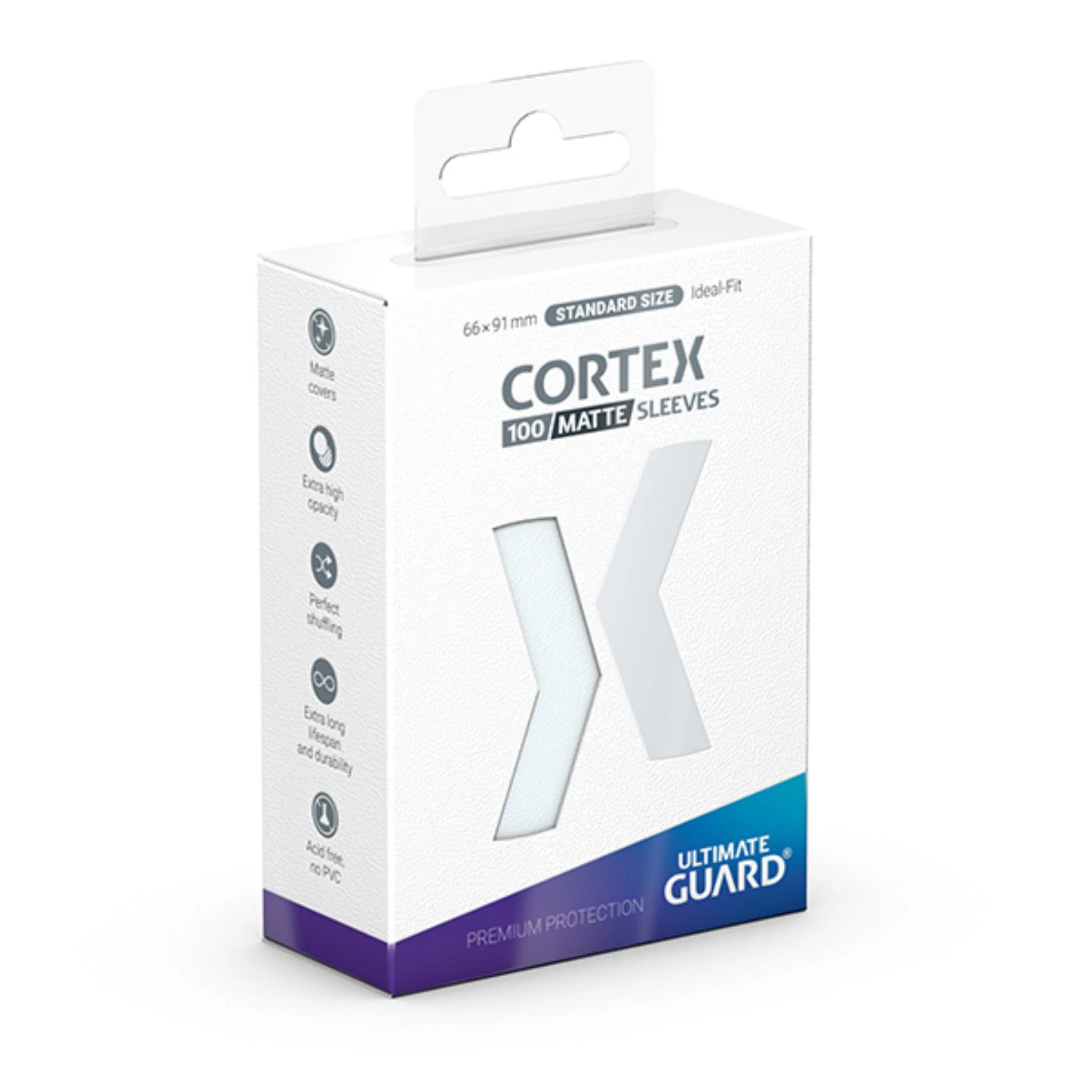 Ultimate Guard Standard Cortex Matte Transparent Deck Protector Card Sleeves