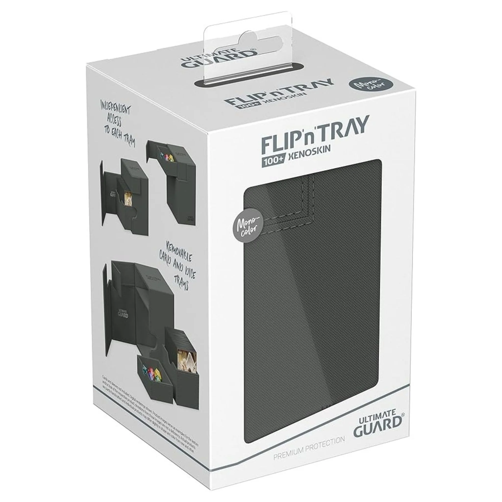 Ultimate Guard 100+ Grey Flip n Tray