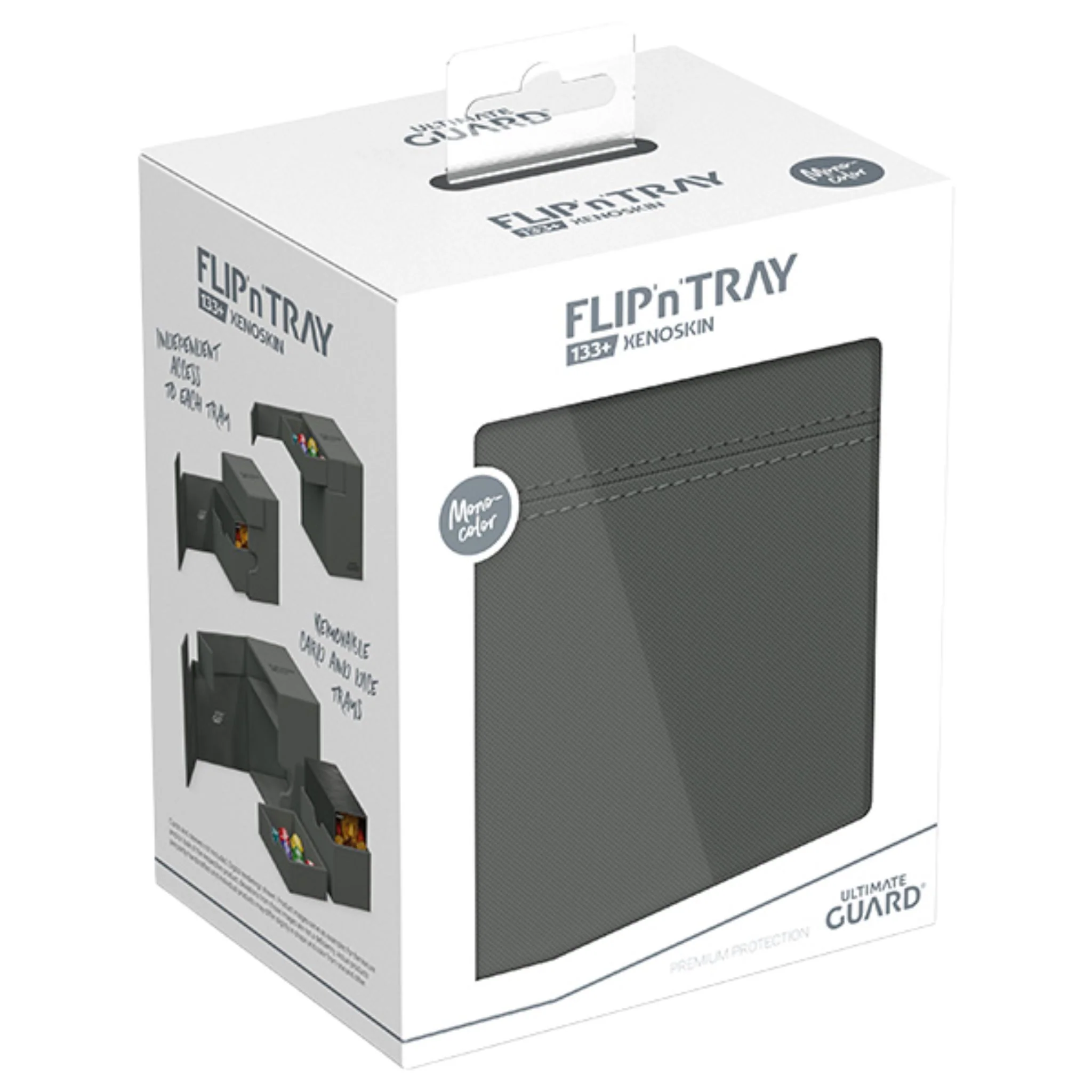 Ultimate Guard 133+ Grey Flip n Tray