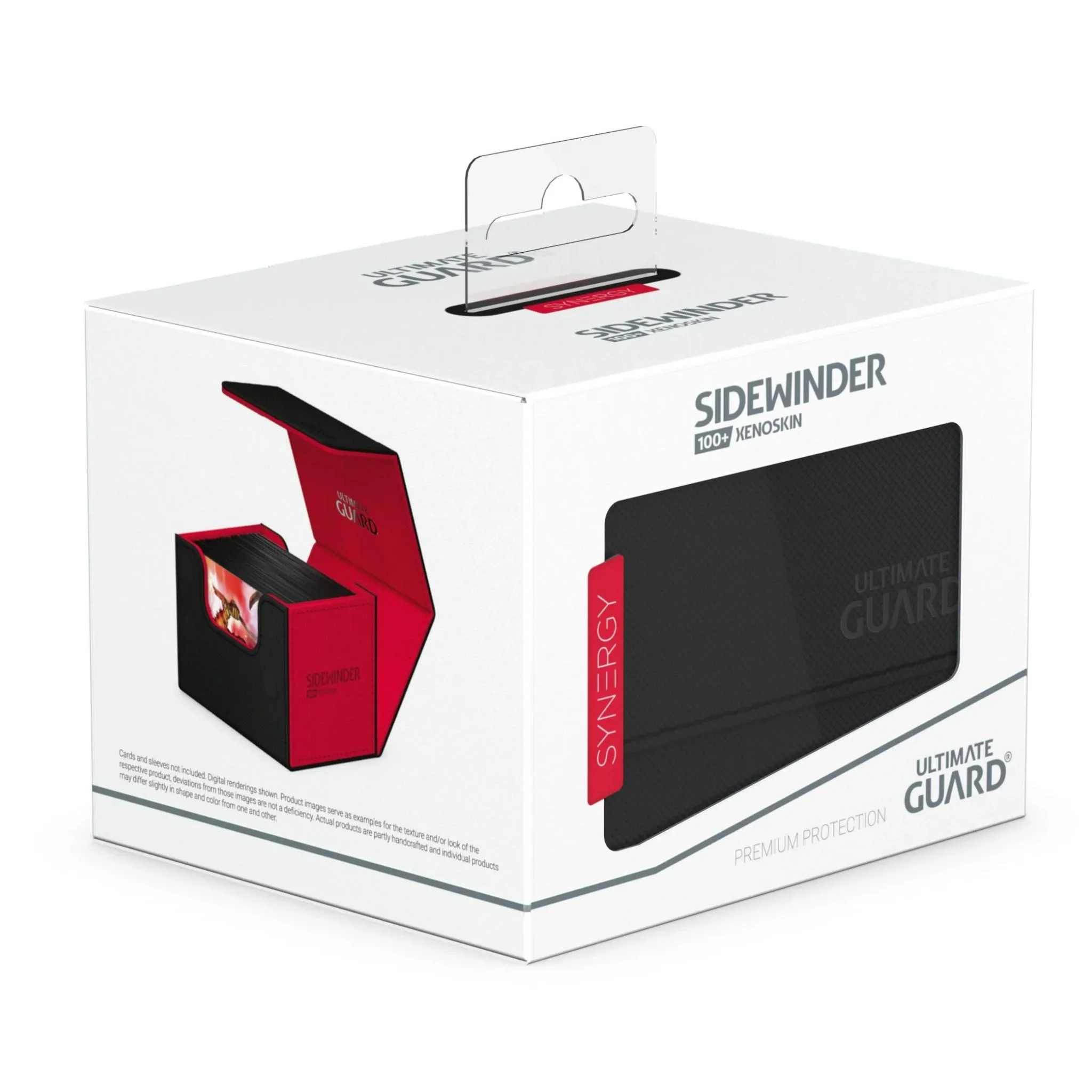 Ultimate Guard Standard Sidewinder 100+ Synergy Black & Red Deck Case