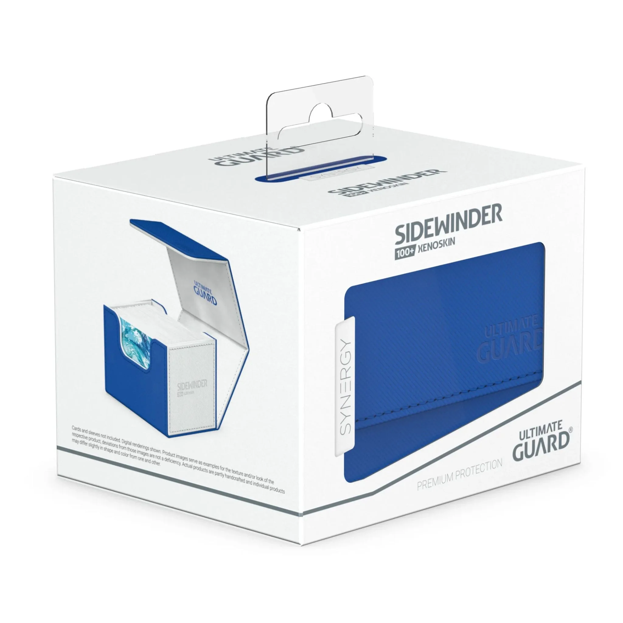 Ultimate Guard Standard Sidewinder 100+ Synergy White & Blue Deck Case