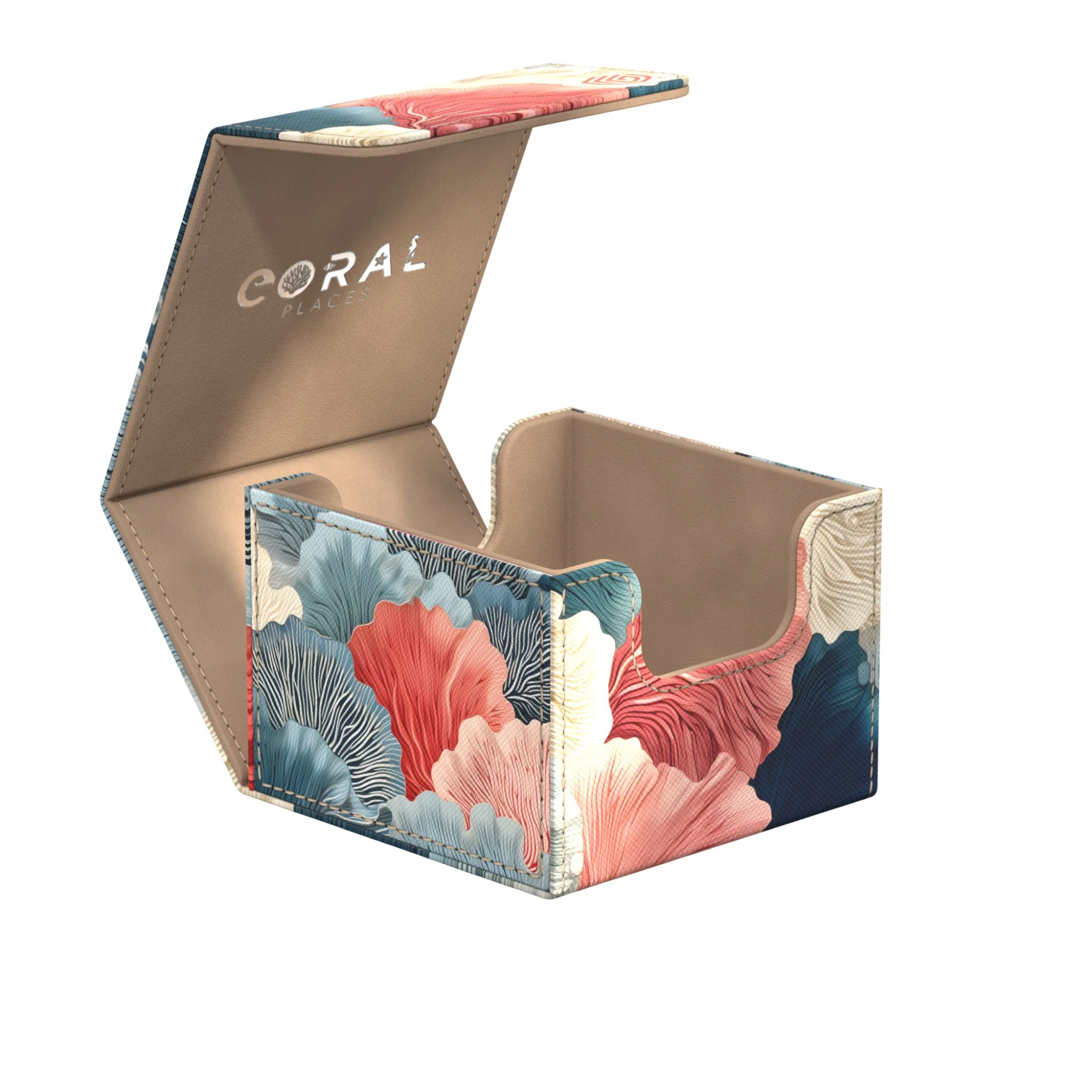 Ultimate Guard Standard Sidewinder 133+ Coral Places Reef Flowers Deck Case - Image 2