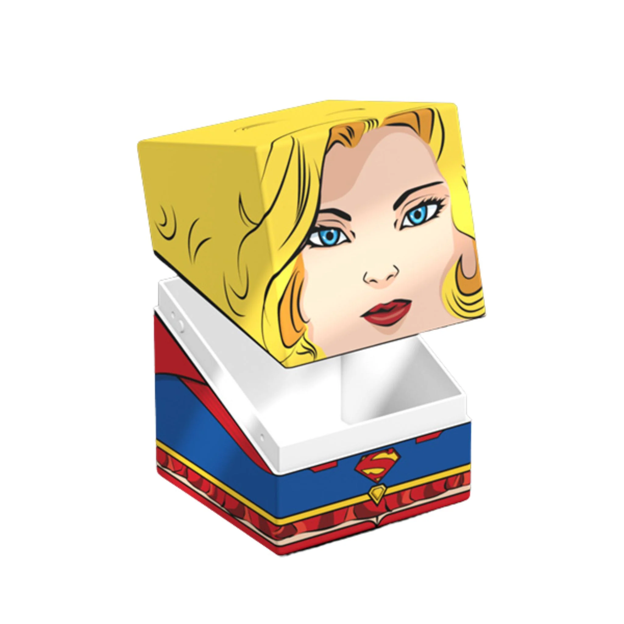 Ultimate Guard Squaroes Boulder 100+ DC Justice League Supergirl Deck Case - Image 2