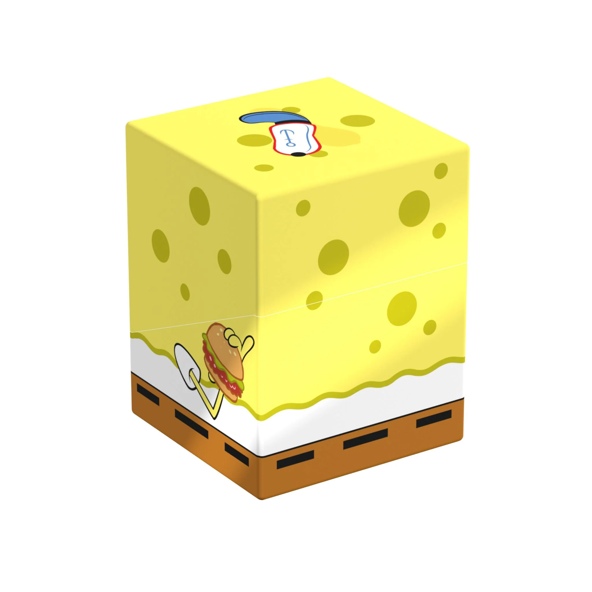 Ultimate Guard Squaroes Boulder 100+ SpongeBob SquarePants Fry Cook SpongeBob Deck Box - Image 2