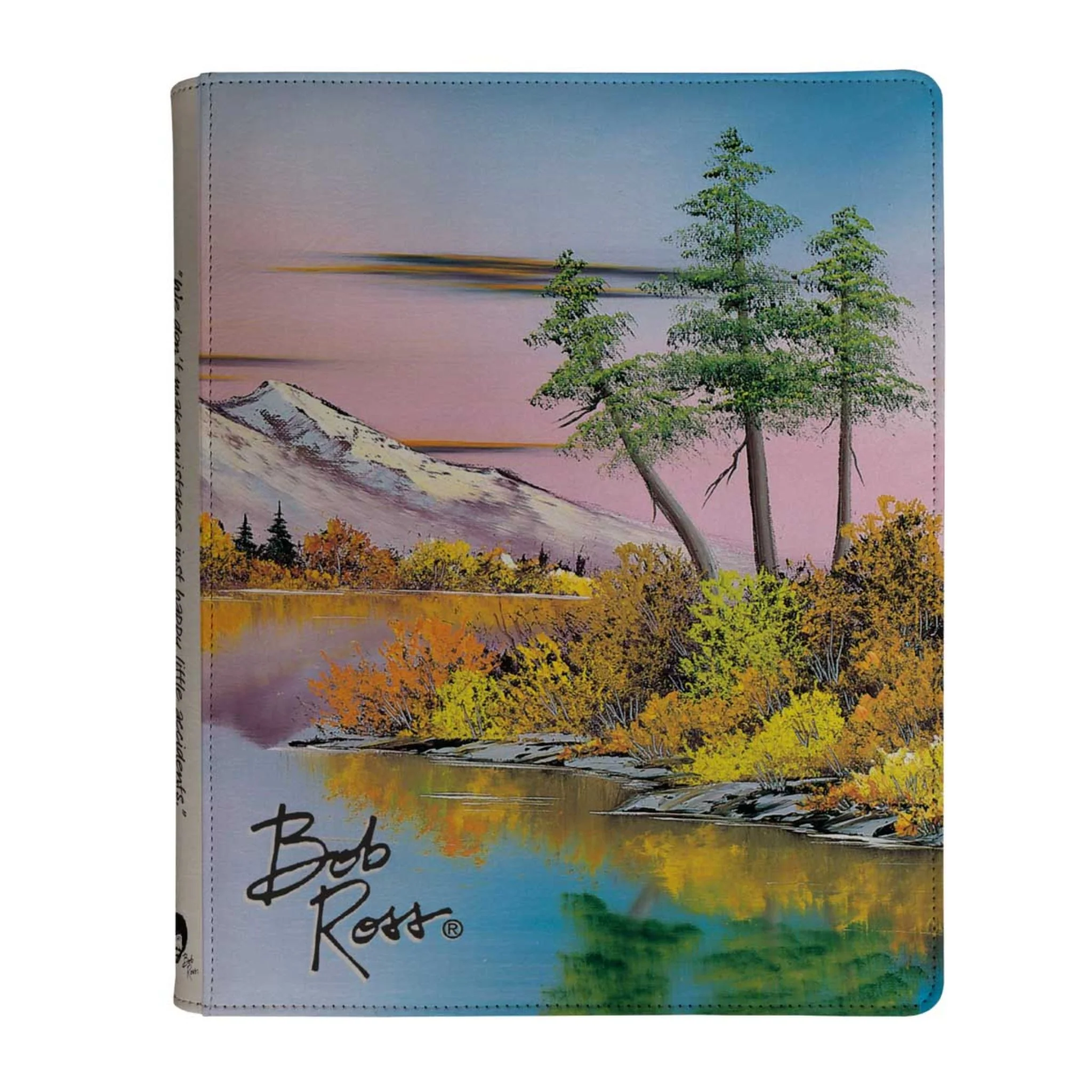 Ultra Pro Standard 9 Pocket Bob Ross Mighty Mountain Zippered Card Binder
