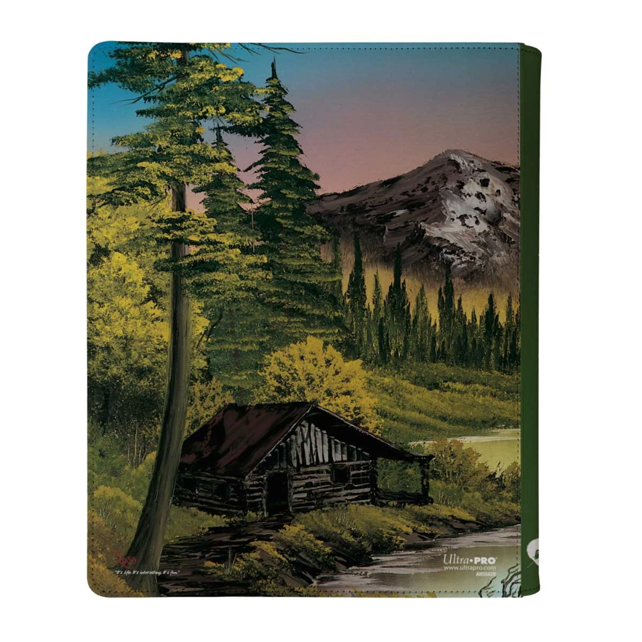Ultra Pro Standard 9 Pocket Bob Ross Mountain Retreat Zippered Card Binder - Image 2