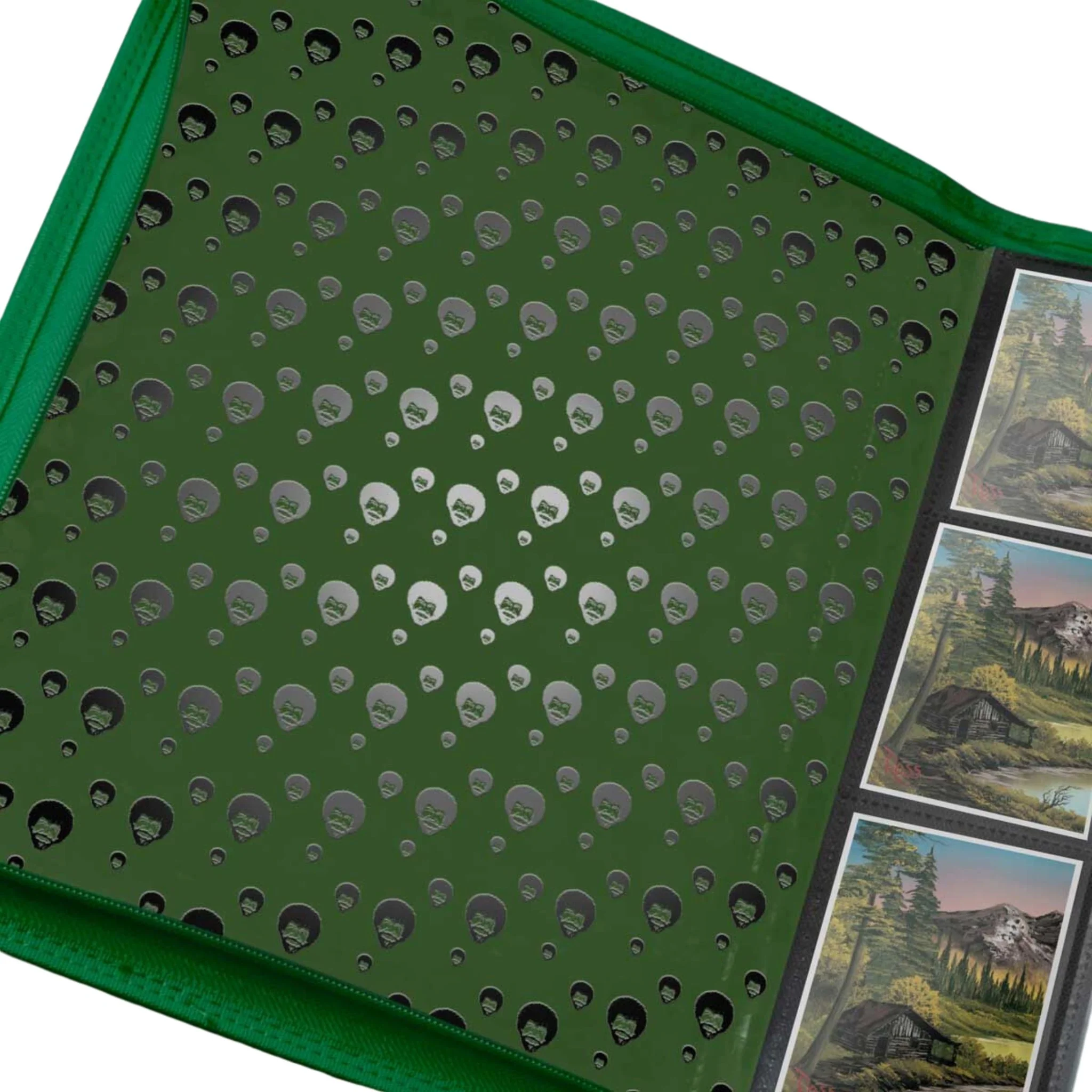 Ultra Pro Standard 9 Pocket Bob Ross Mountain Retreat Zippered Card Binder - Image 3