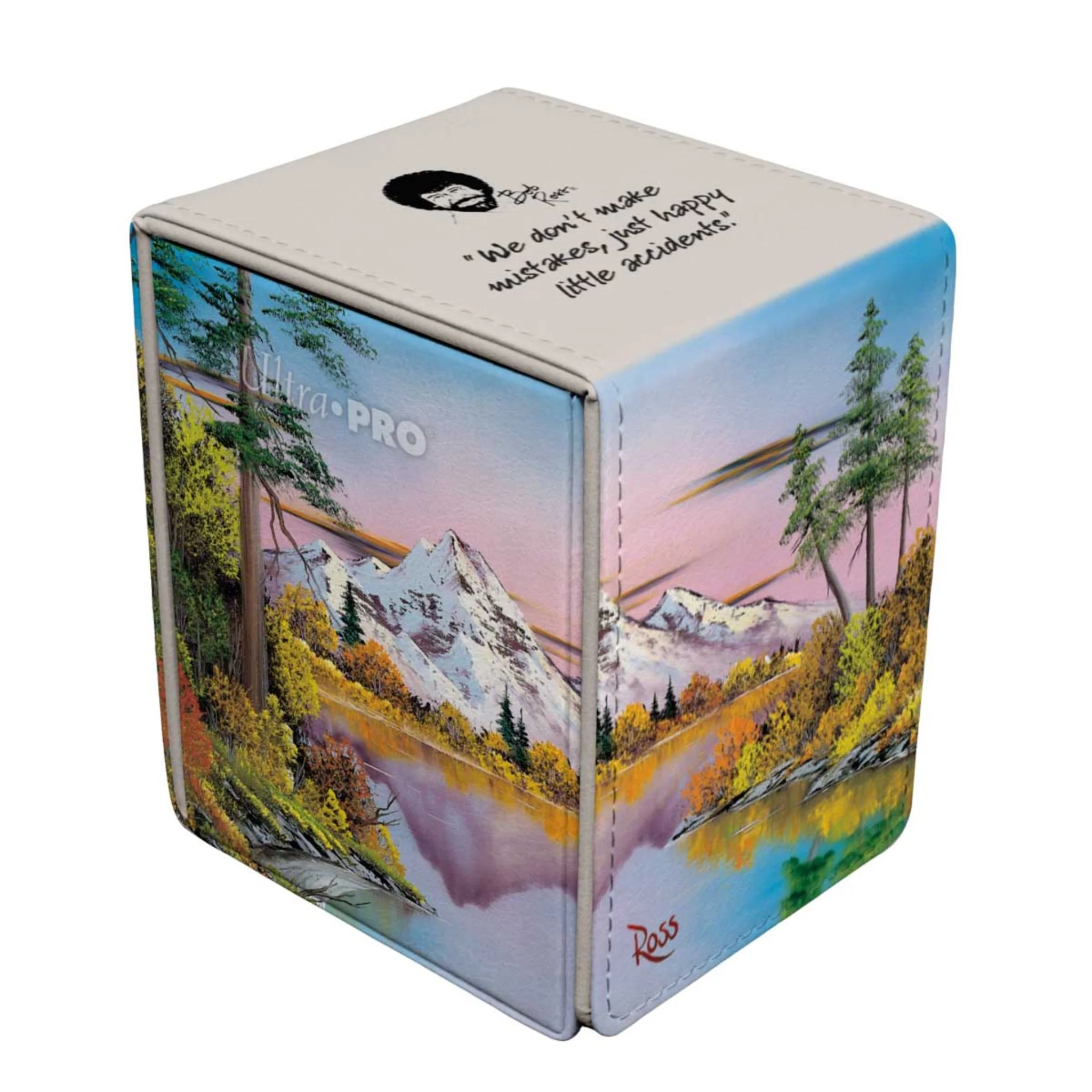 Ultra Pro Alcove Flip 100+ Bob Ross Mighty Mountain Deck Box