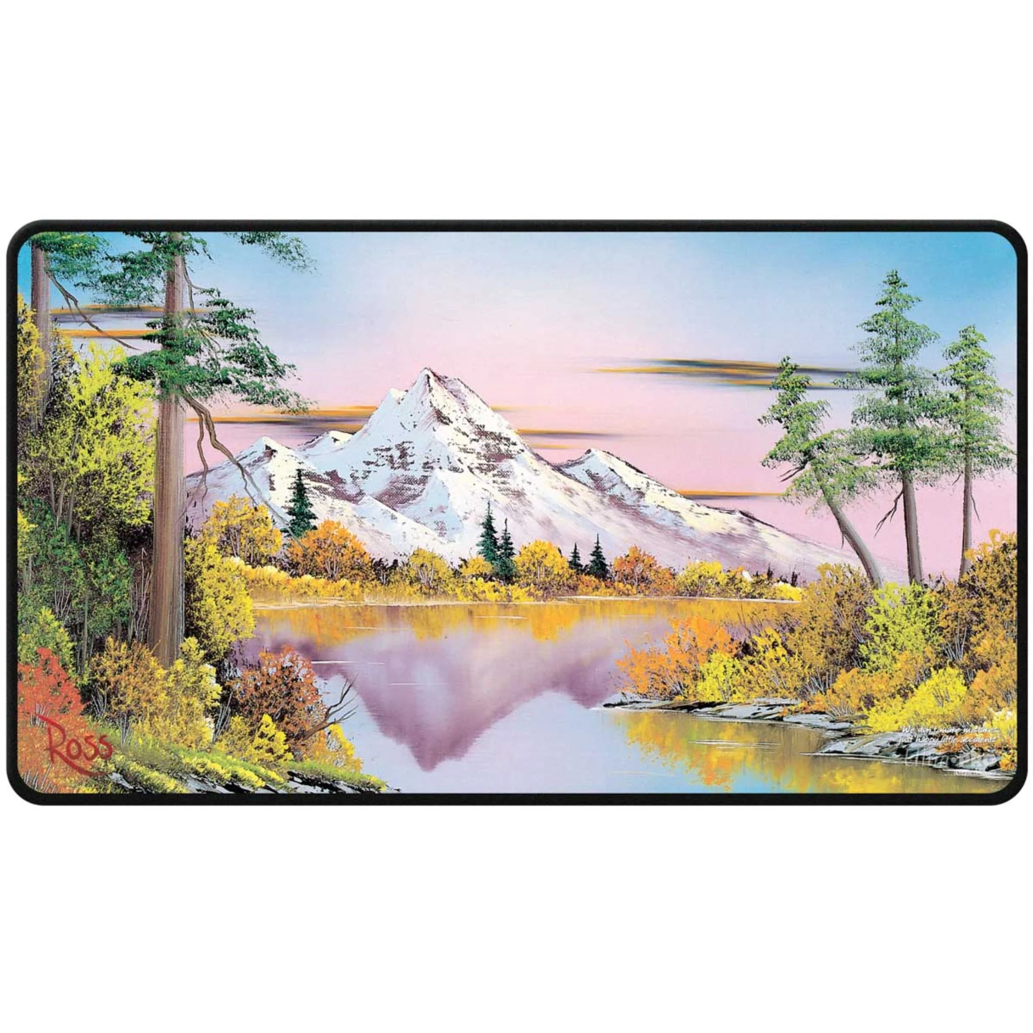 Ultra Pro Bob Ross Mountain Lake Playmat