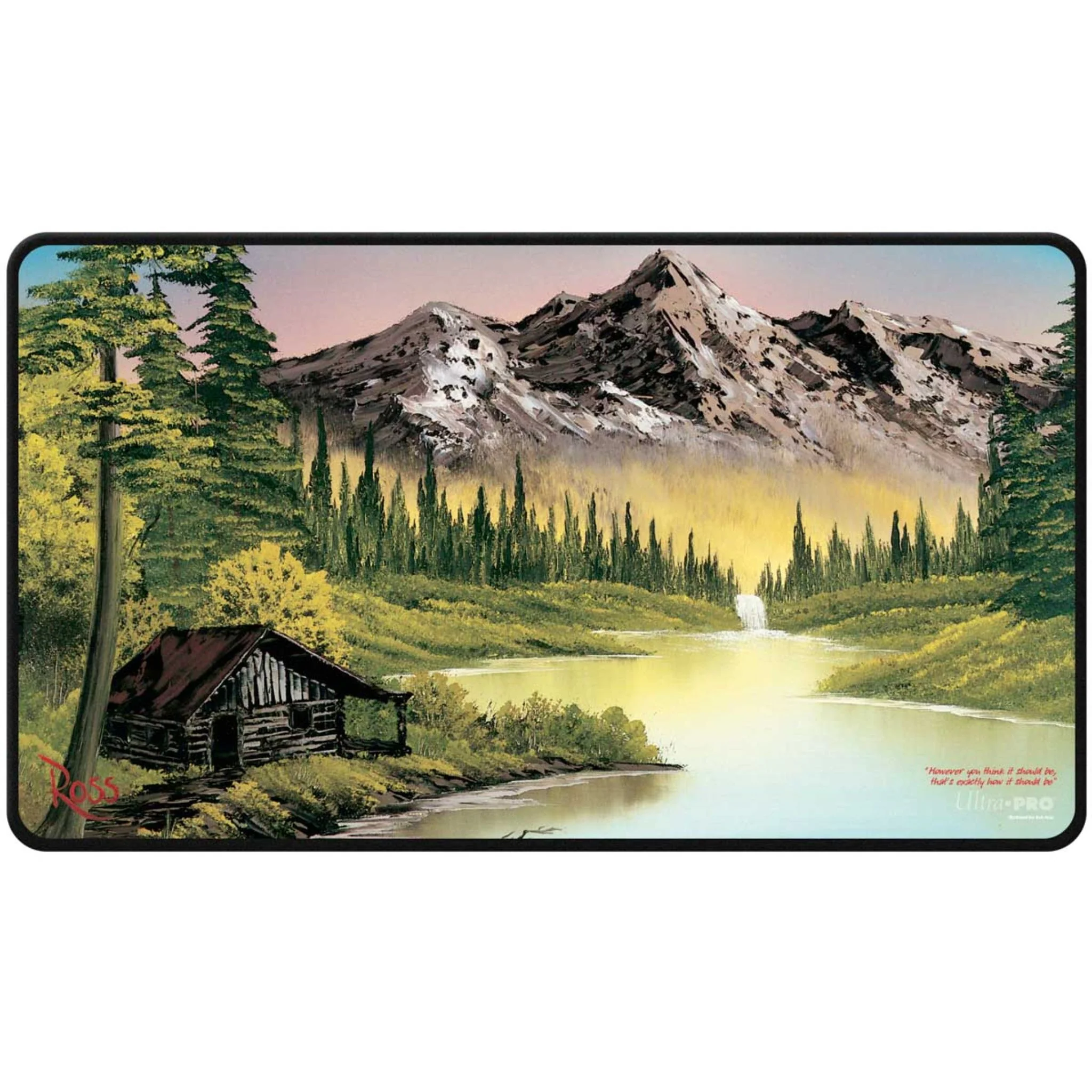 Ultra Pro Bob Ross Mountain Retreat Playmat