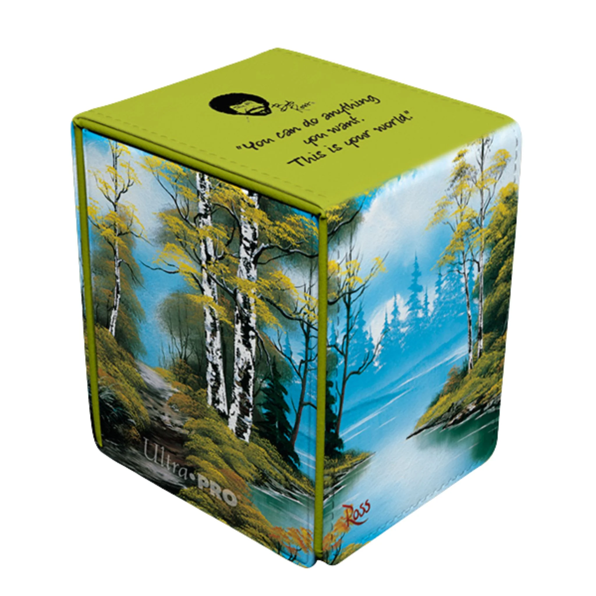 Ultra Pro Alcove Bob Ross Lakeside Path Deck Box