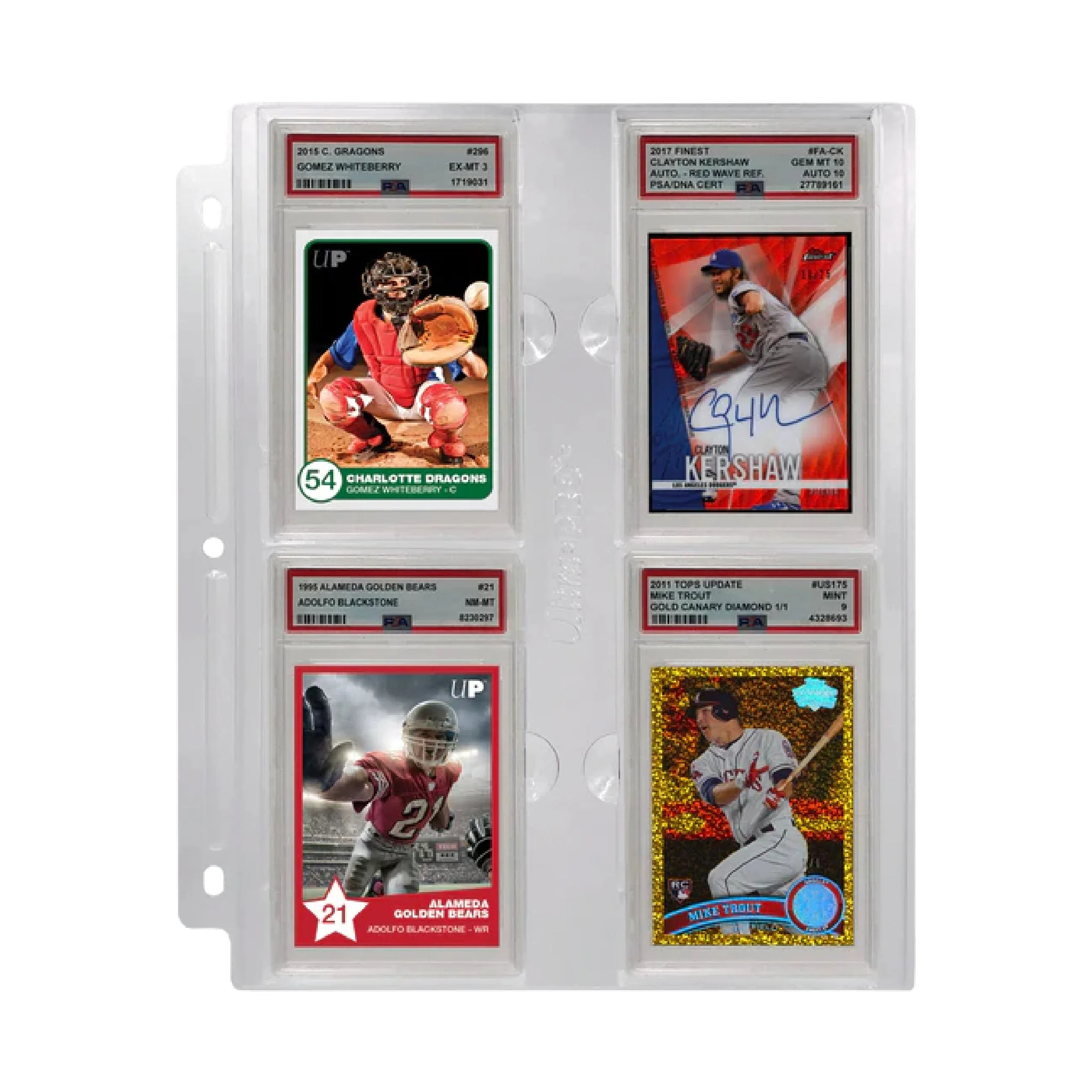 Ultra Pro Graded PSA Slabs Page