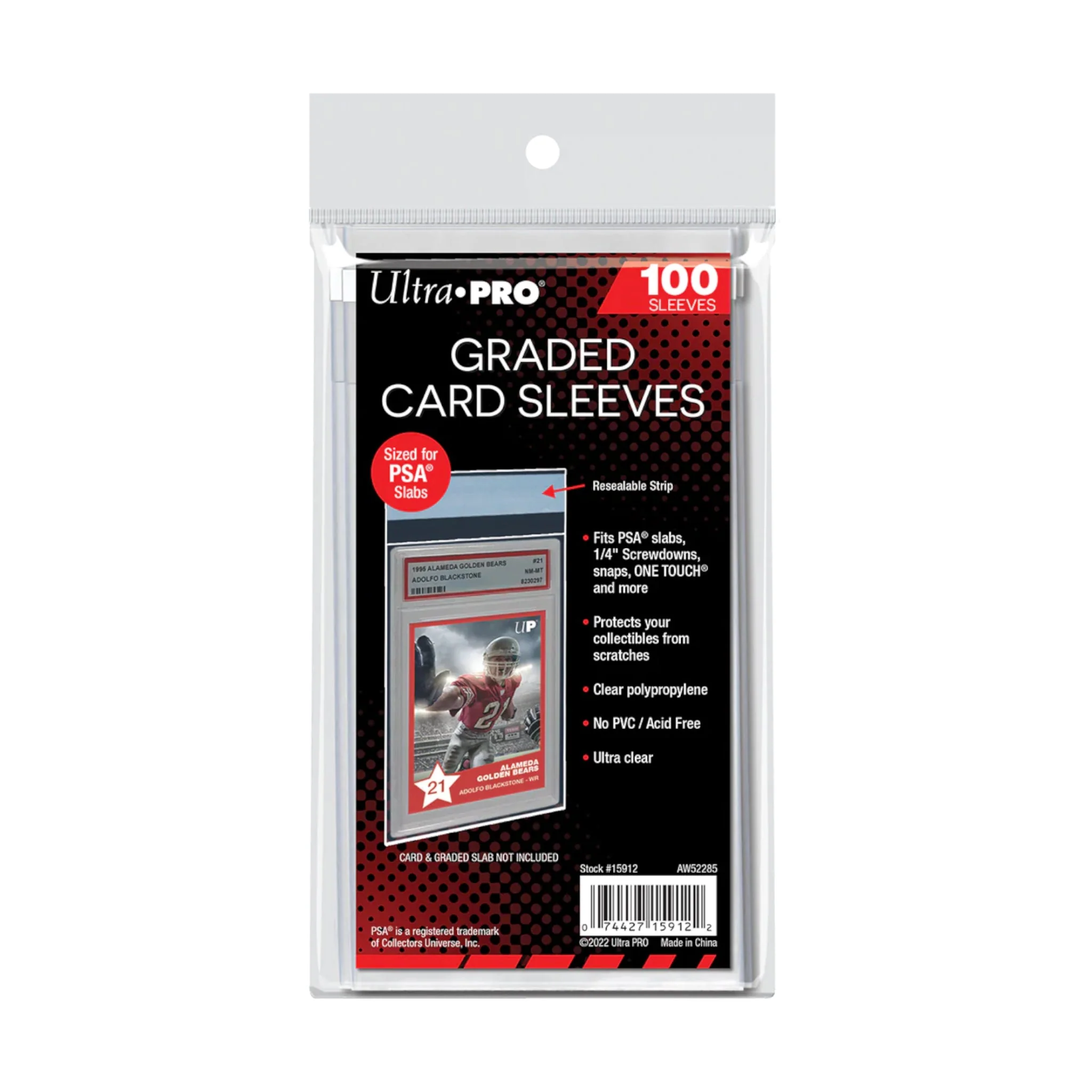 Ultra Pro Resealable PSA Graded Card Sleeves
