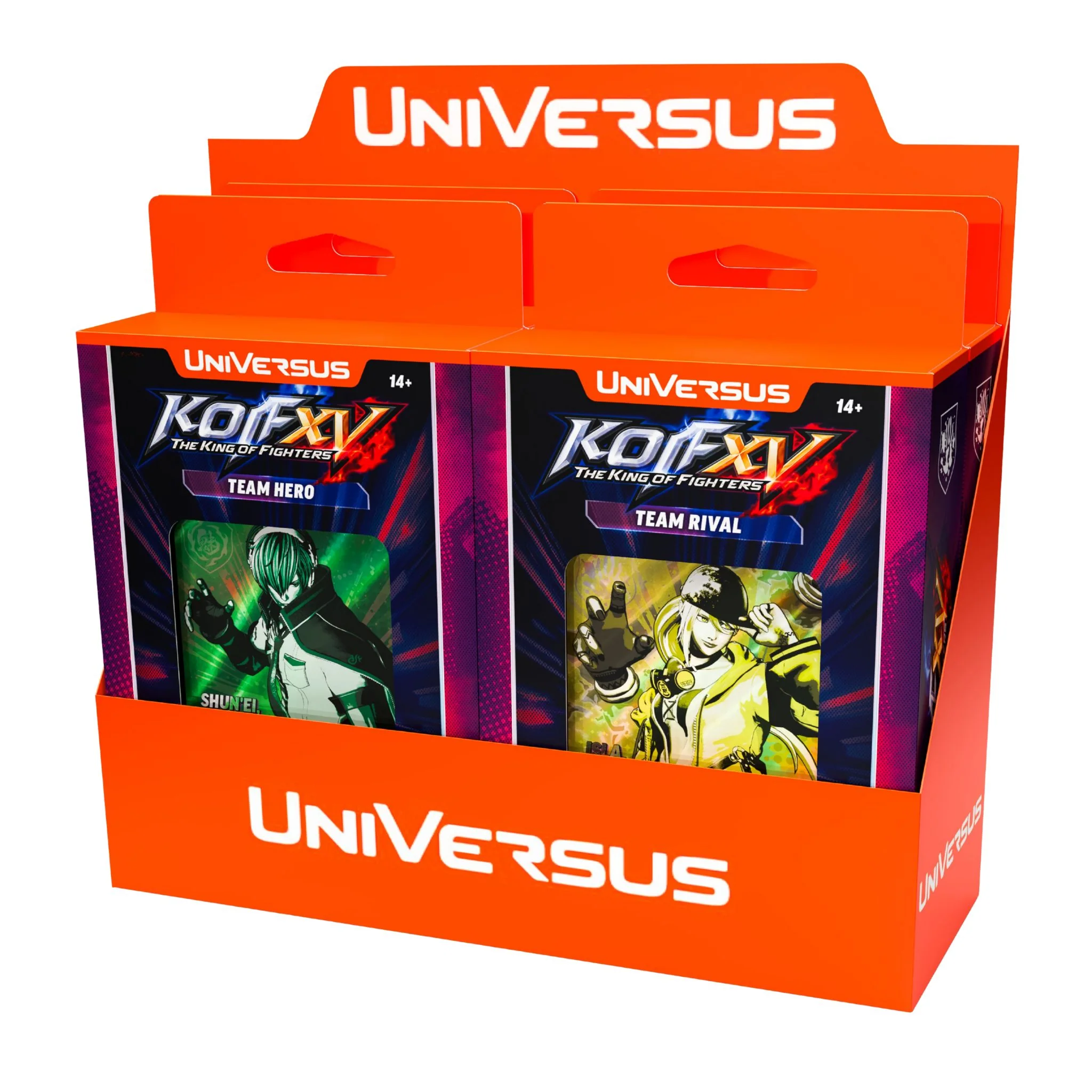 UniVersus Challenger Series The King of Fighters XV Deck Display (4 Decks)