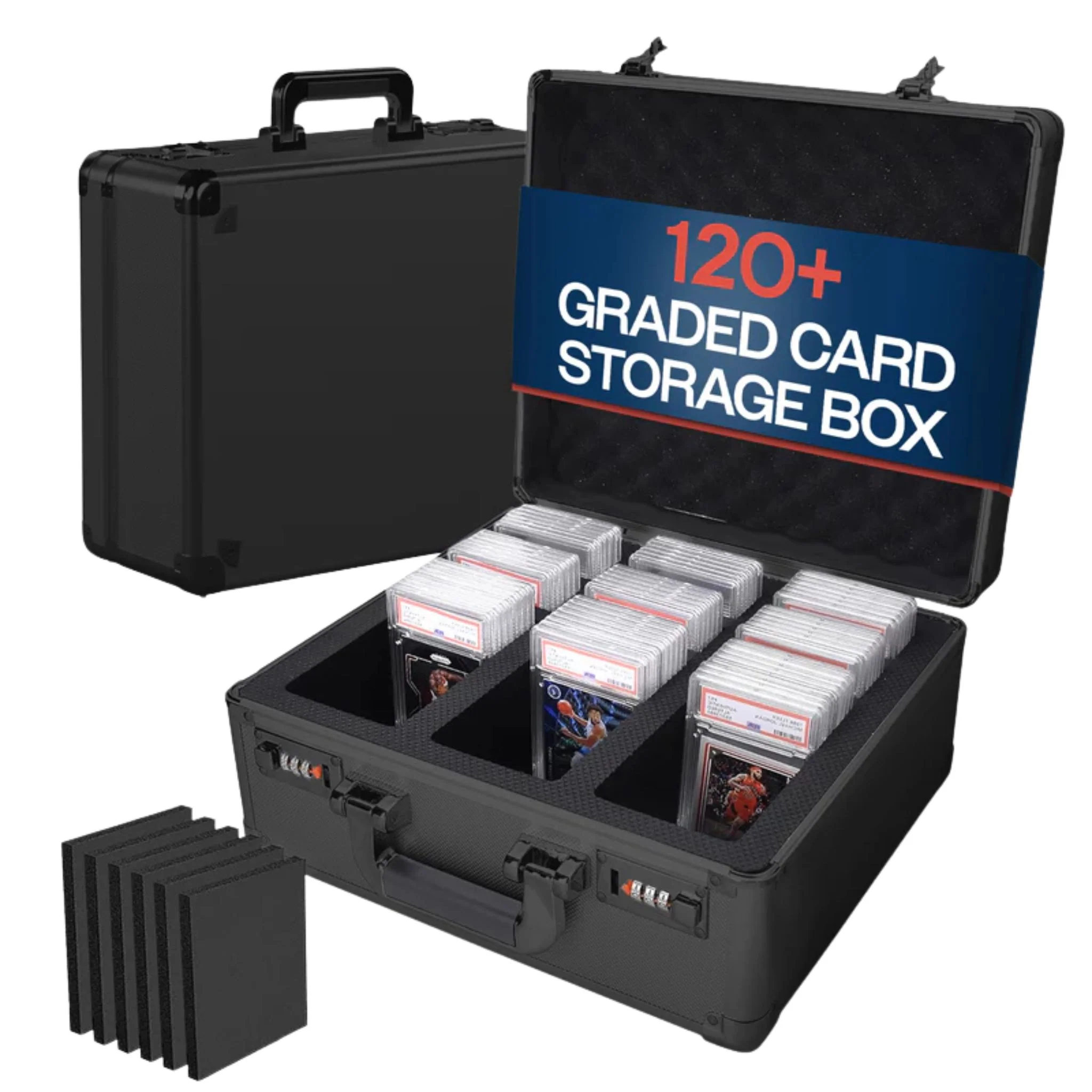 Valun 4 Row Graded Card Case