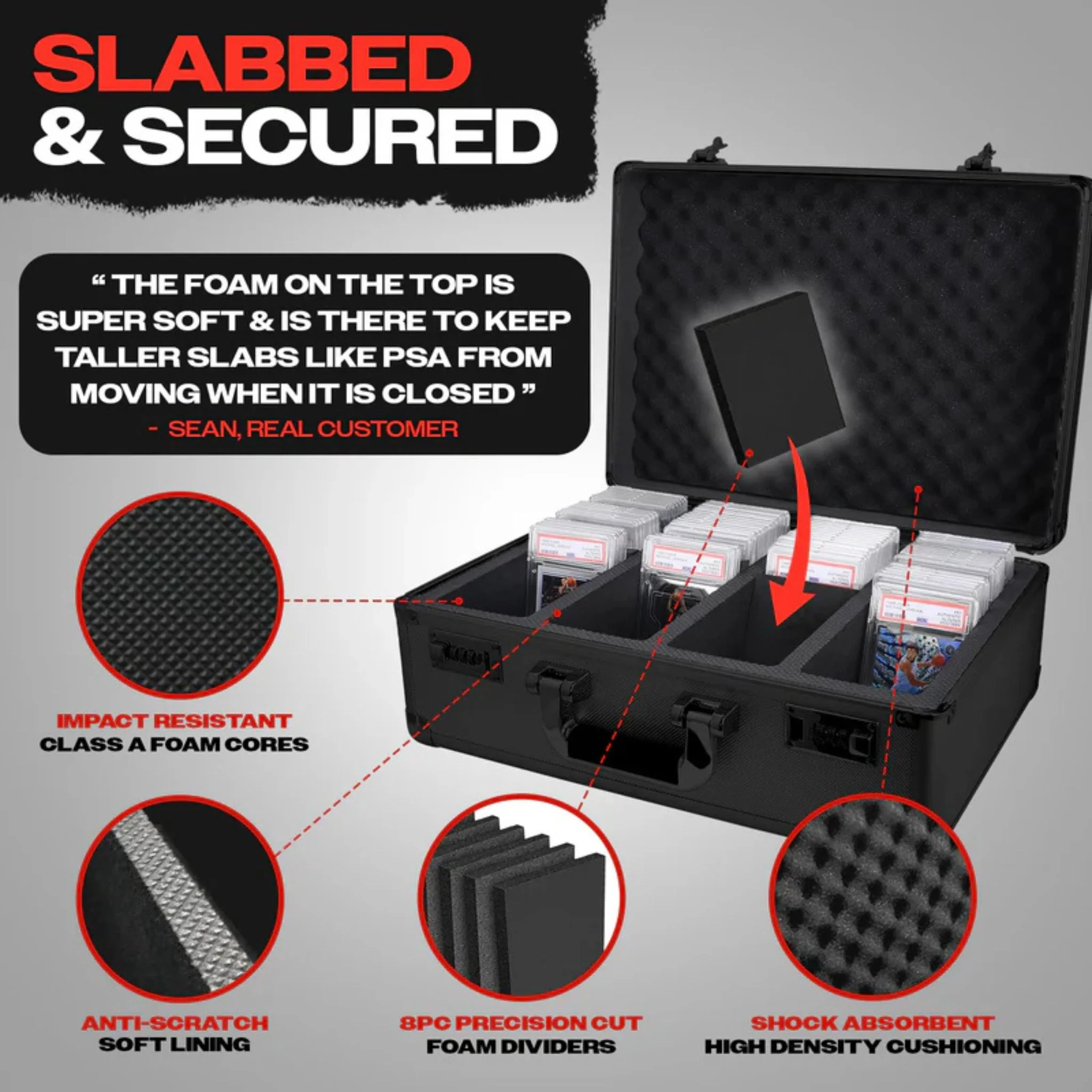 Valun 4 Row Graded Card Case - Image 4