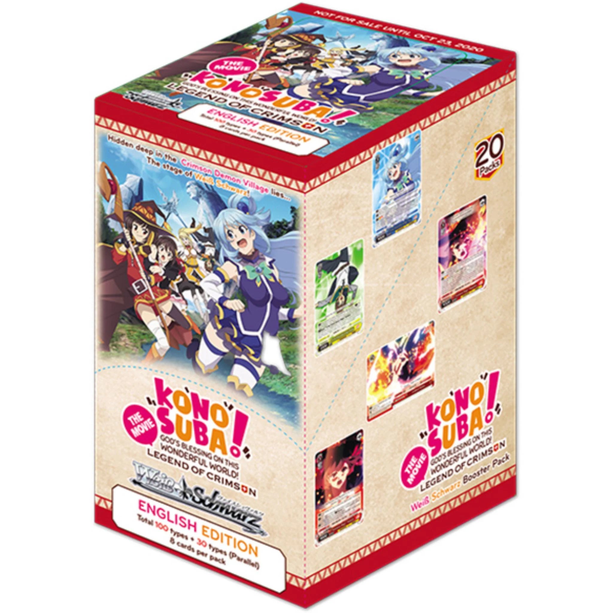 Weiss Schwarz Konosuba Legend of Crimson Booster Box (Wave 2)