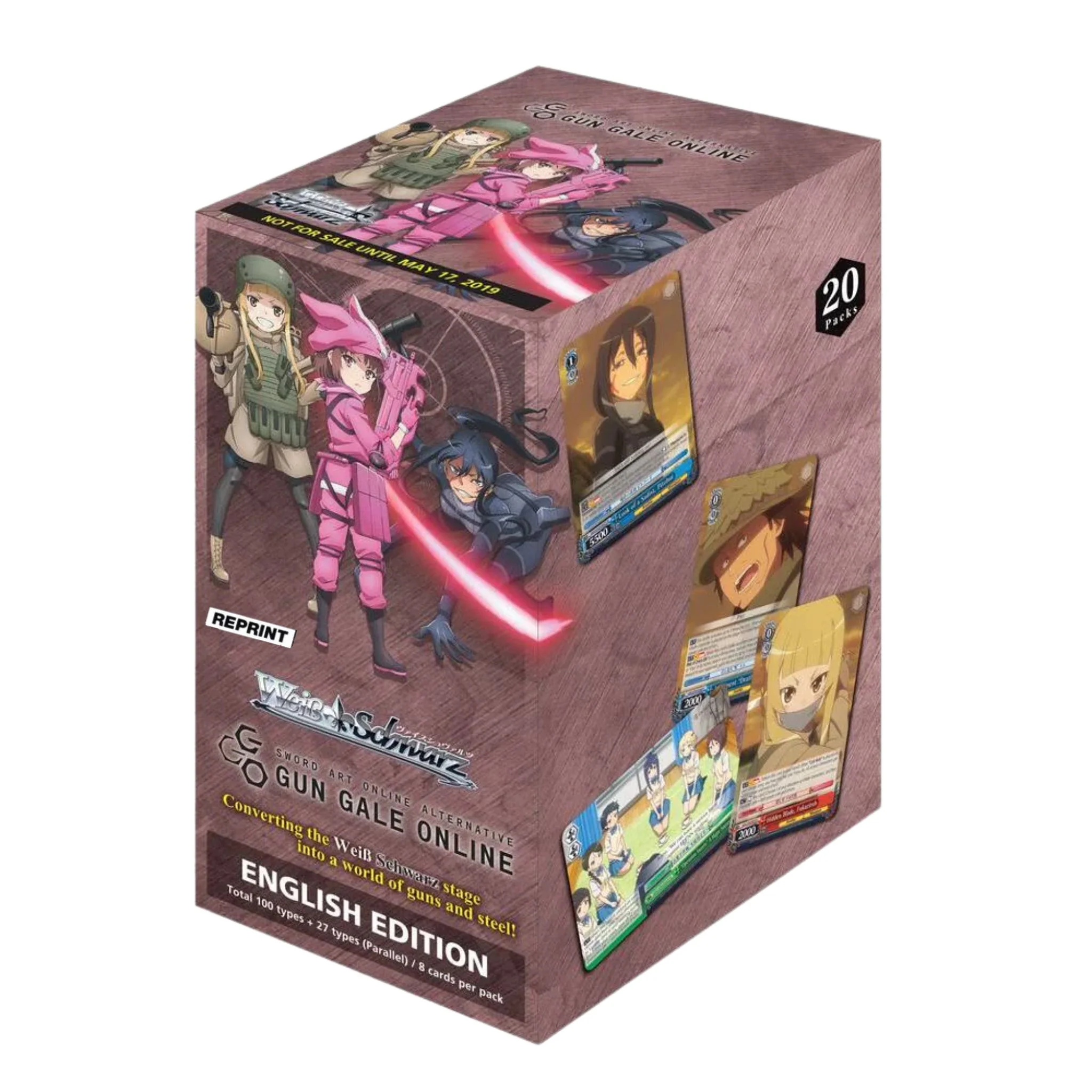 Weiss Schwarz SAO Alternative Gun Gale Online Booster Box (Reprint)