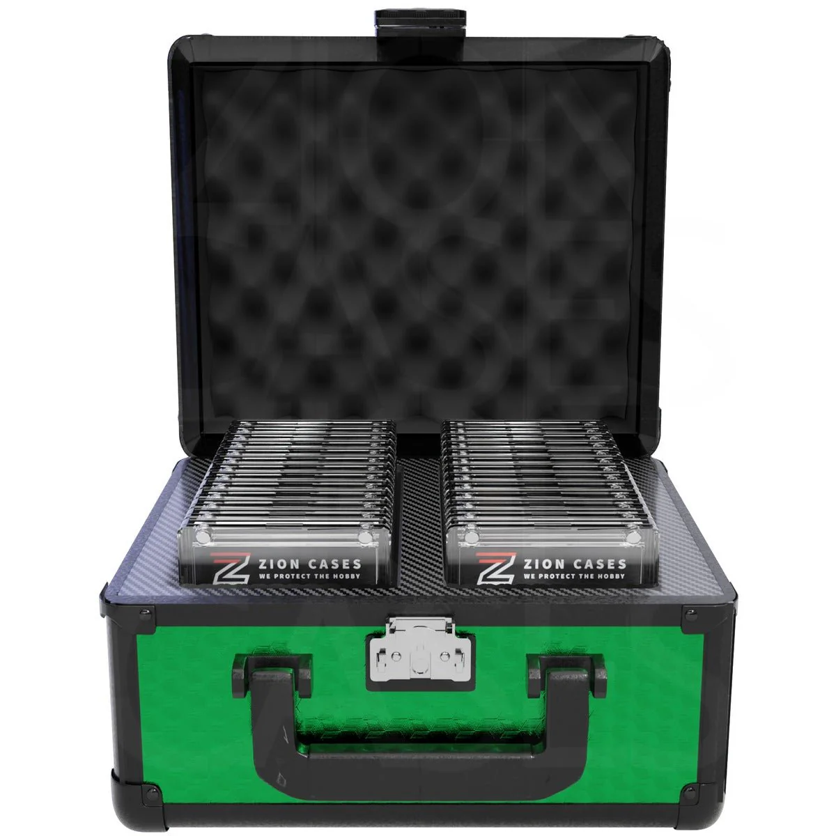 Zion Cubed Green Slab Case 2 Row