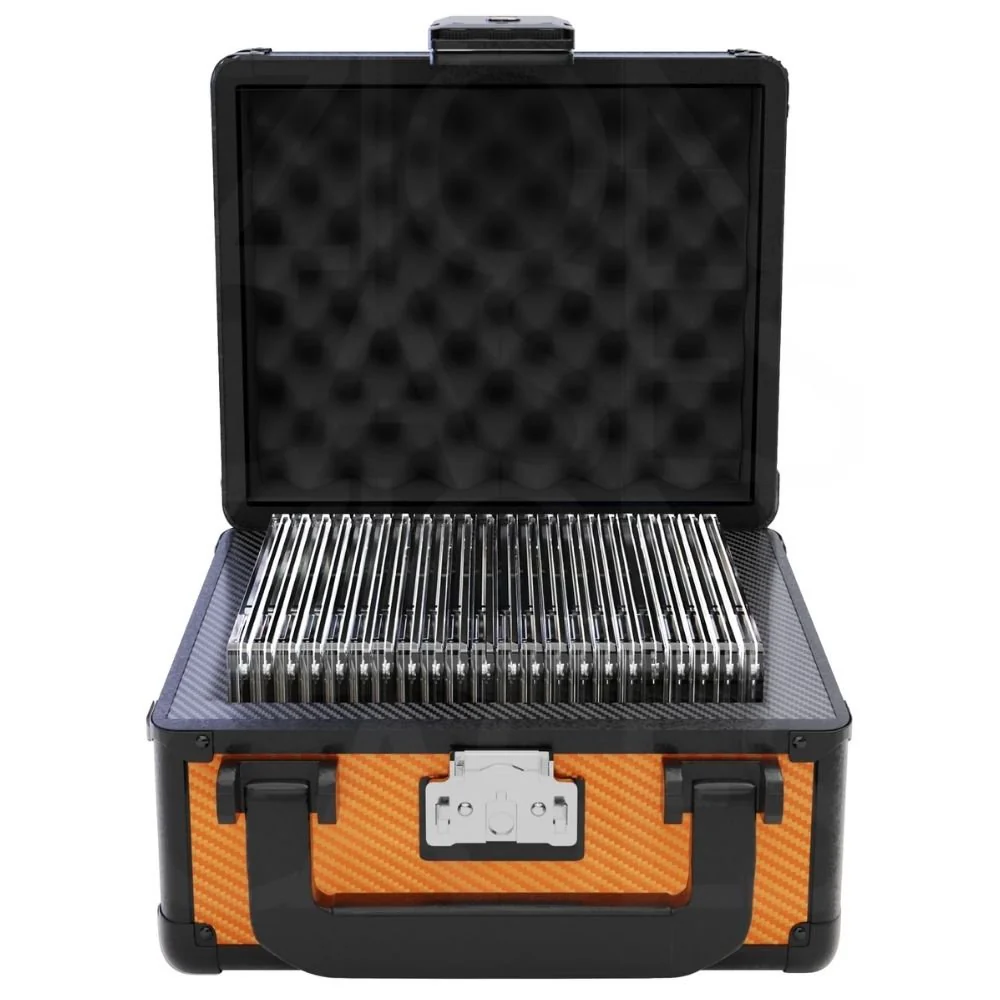 Zion Carbon Fiber Orange Slab Case Go